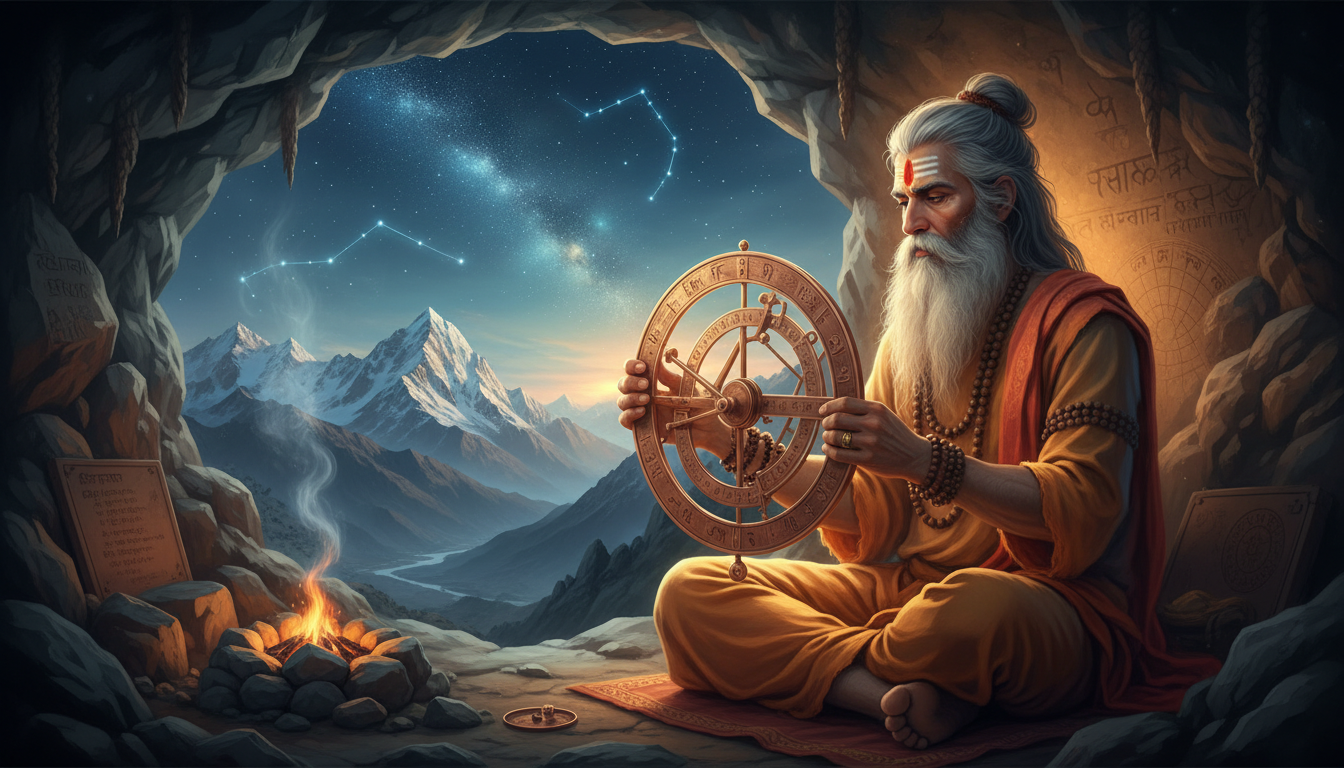 प्राचीन भारतीय खगोल विज्ञान के माध्यम से ग्रहों की अस्त अवस्था का अध्ययन करते हुए ऋषि